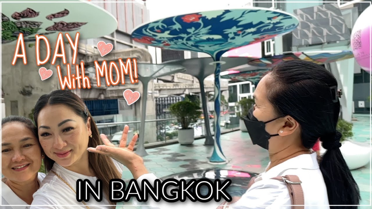 A day with MOM! MBK & Siam Paragon *Shopping Eating In Bangkok Thailand |JustSissi