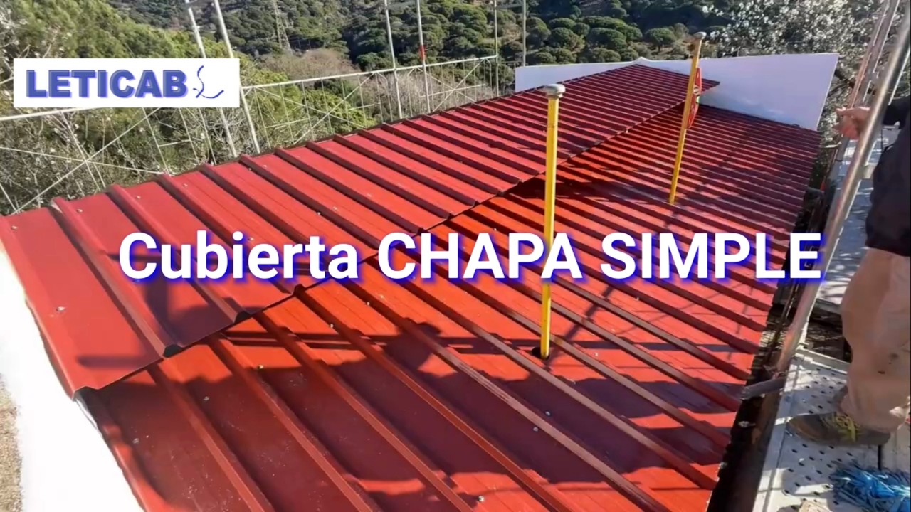 CUBIERTA CHAPA simple
