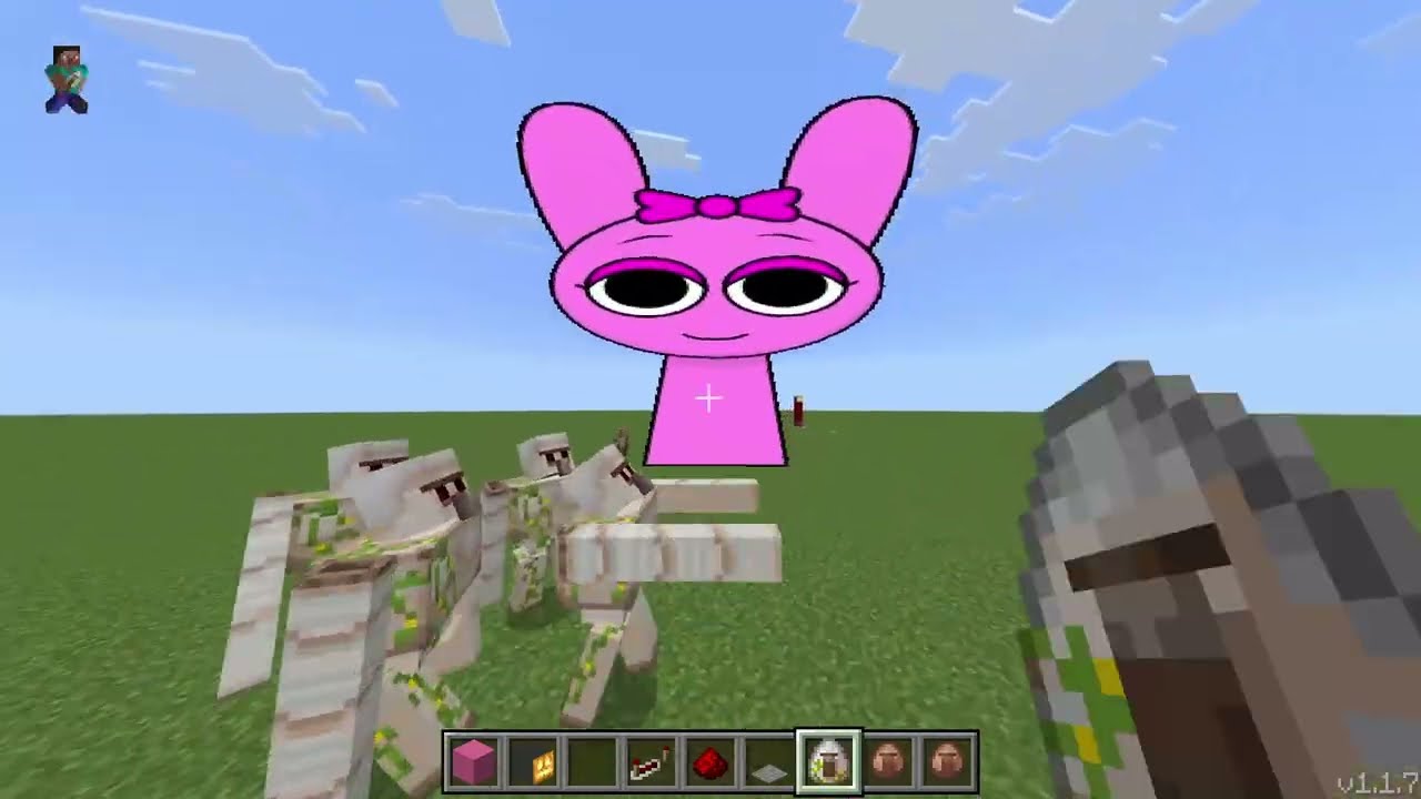 WHAT If I Spawn Sprunki Pinki Phase 1 - 2- 8 in Minecraft PE?!