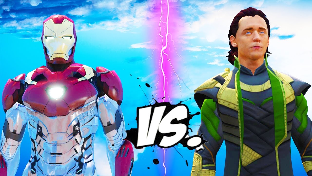 IRON MAN VS LOKI - THE AVENGERS BATTLE