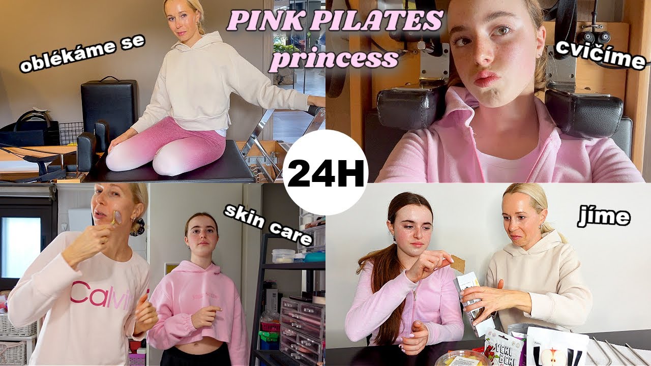 Celý den jíme, cvičíme a oblékáme se jako PINK PILATES PRINCESS