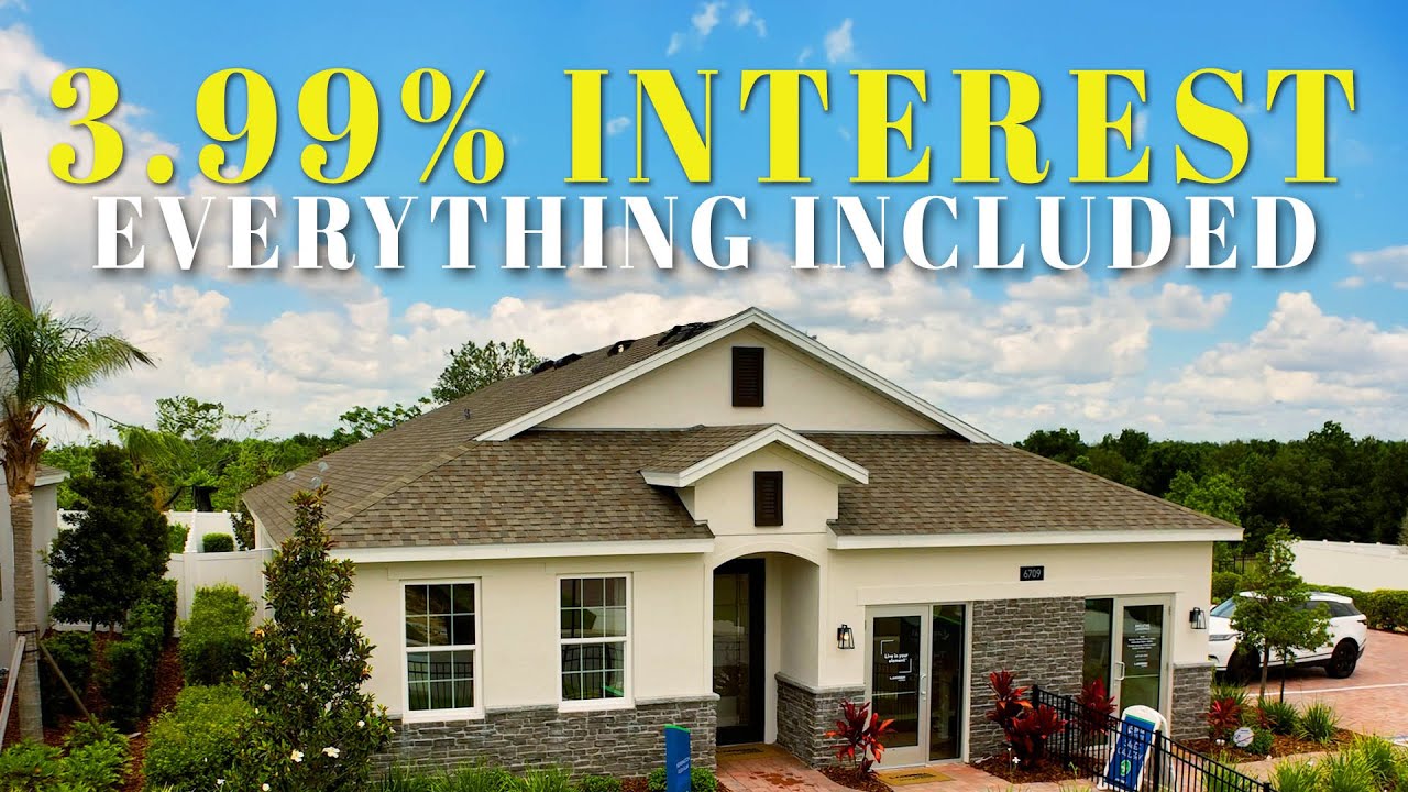 New Homes Near Orlando with EVERYTHING Included, 3.99% Rate, and $2,300 Monthly Payment!