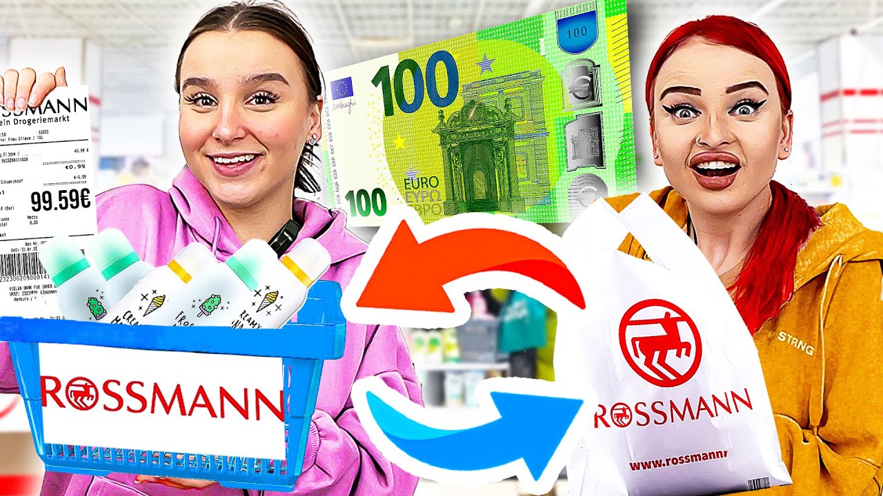 100€ bei ROSSMANN einkaufen 🛍️ 🤫 (Challenge) - Celina