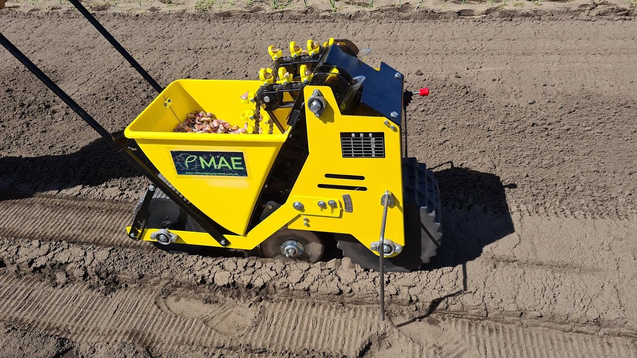 MAE 2 Row Garlic Planter