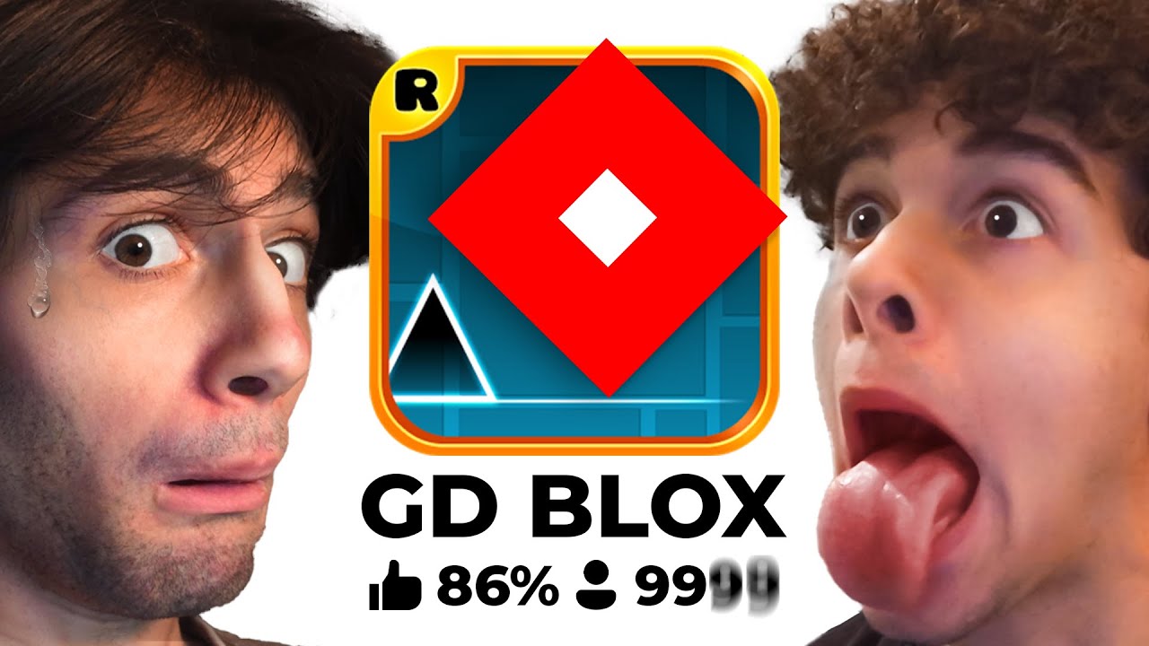 Мы попробовали Geometry Dash в ROBLOX (пытка)