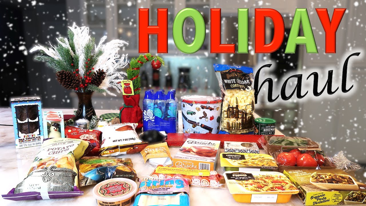 TRADER JOE'S HOLIDAY & NEW ITEM HAUL