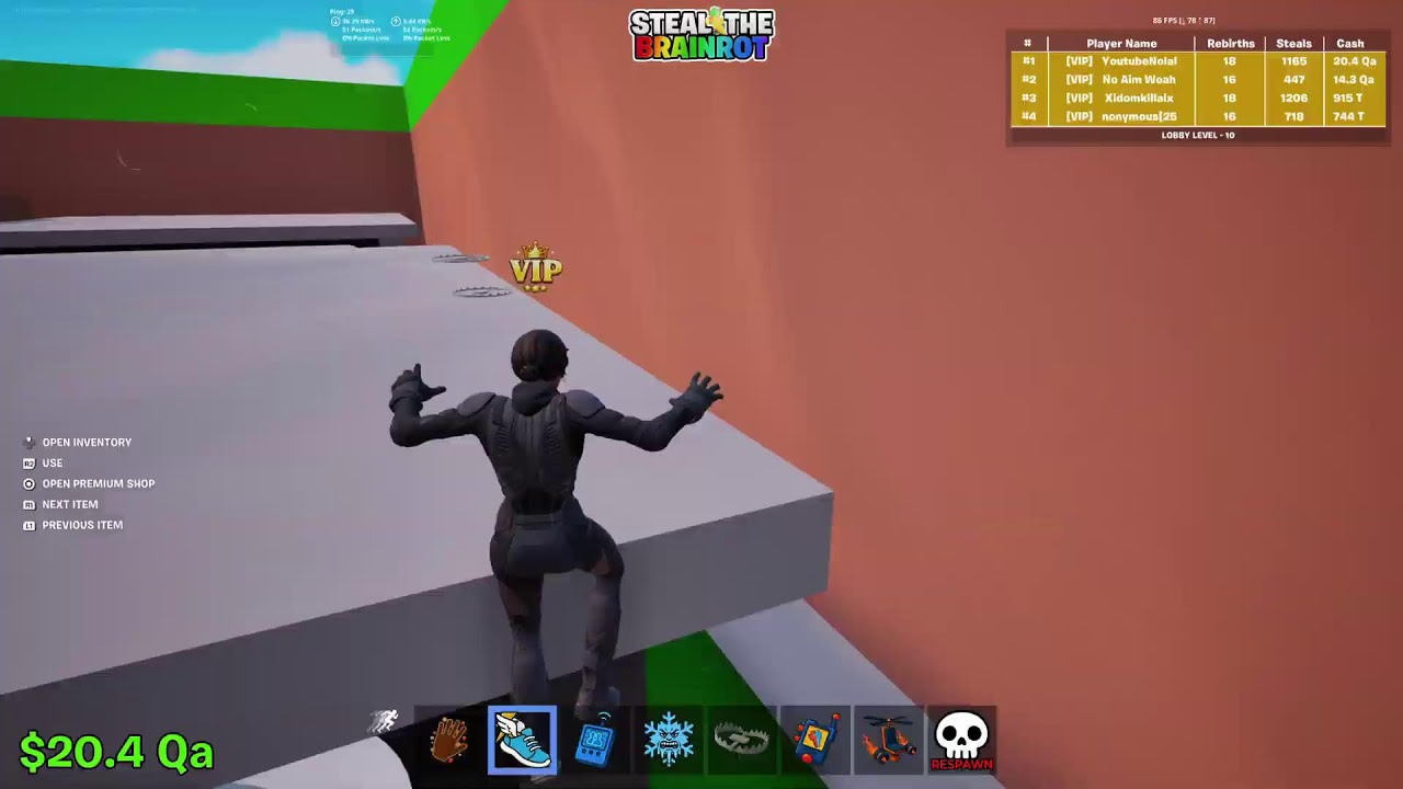 Steal a Brainrot Fortnite Trading