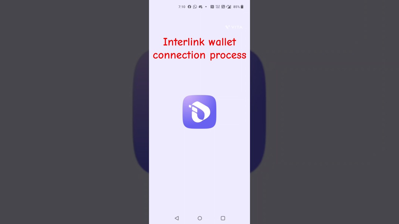 Interlink wallet connection process #youtubeshorts  #youtubevideo #youtubechannel #youtubeindia