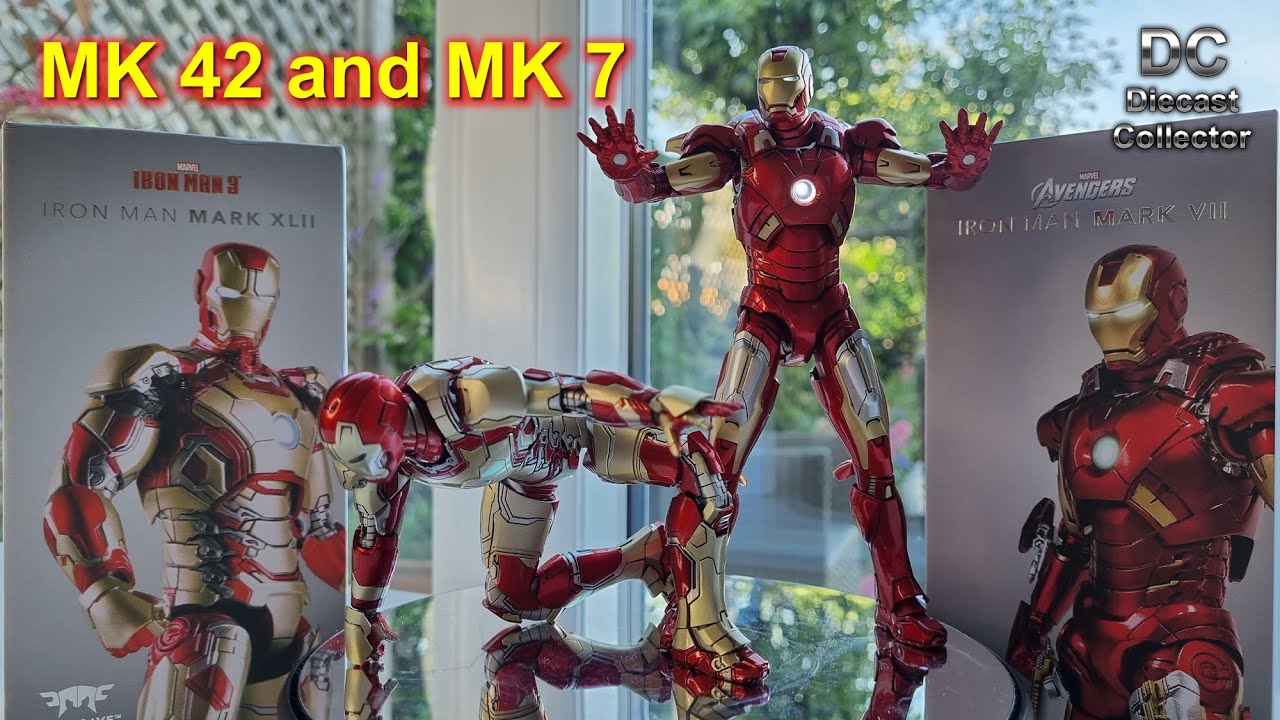 Comicave - Iron Man MK7 and MK42 - 1/12 Scale Diecast - In Depth Review