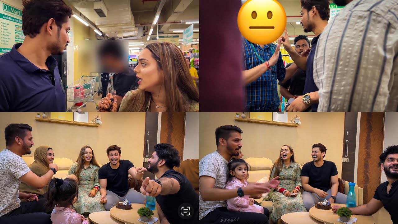 DMart mei ho gaya jagda😓 | Fake Birthday Prank on friends 😜| Sufiyan and Nida ❤️
