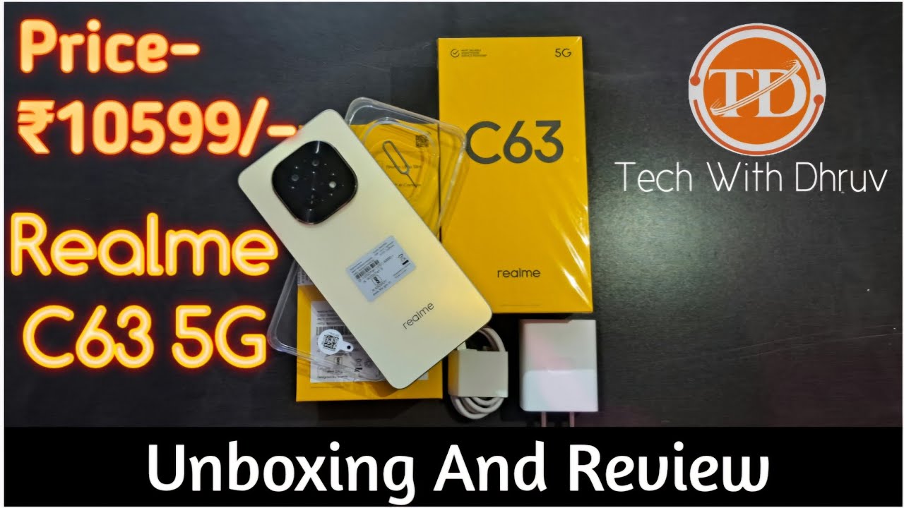 Realme C63 5G Unboxing With Details And Review || #Realme #Tech_with_dhruv
