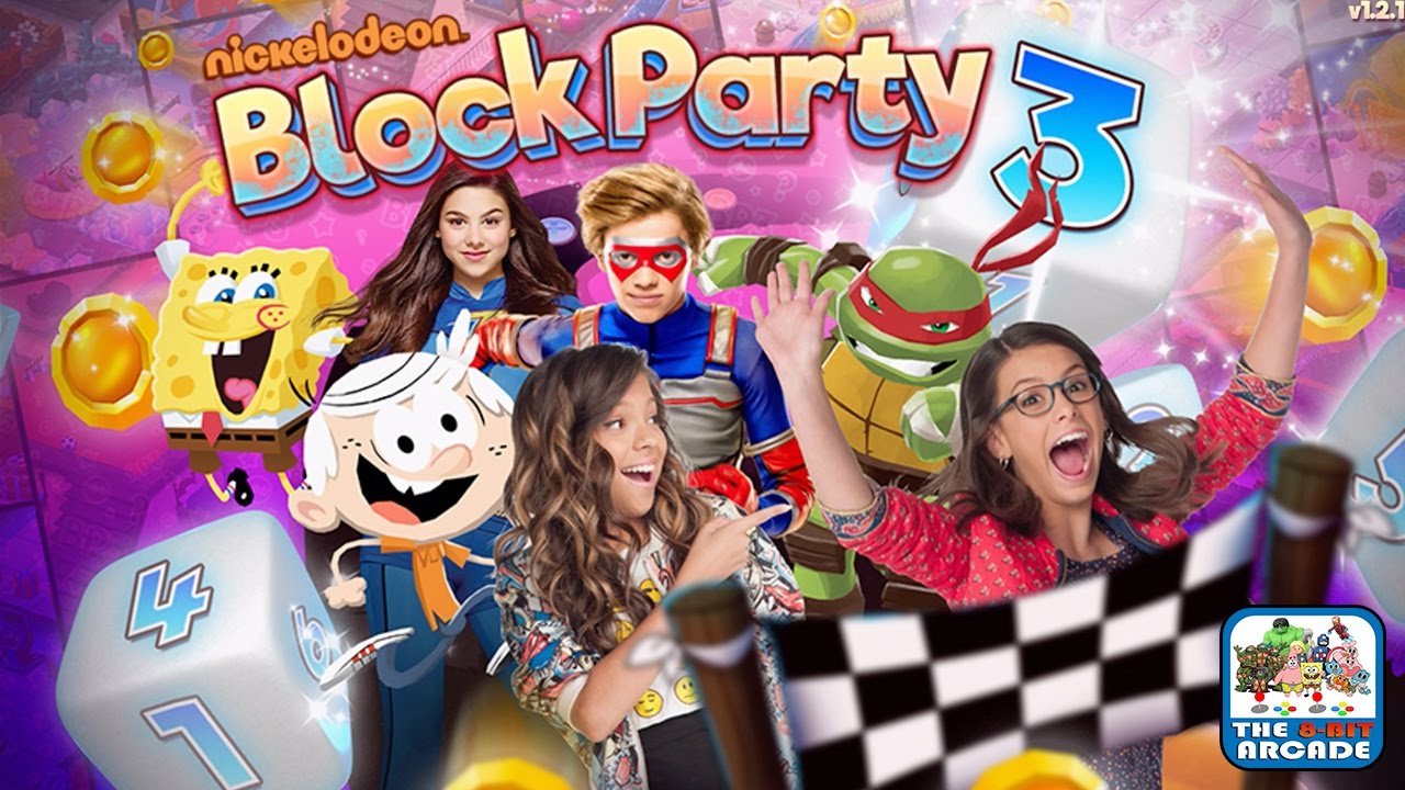 Nickelodeon Block Party 3 - New Mini-Game Glider Dash! (Nickelodeon Games)