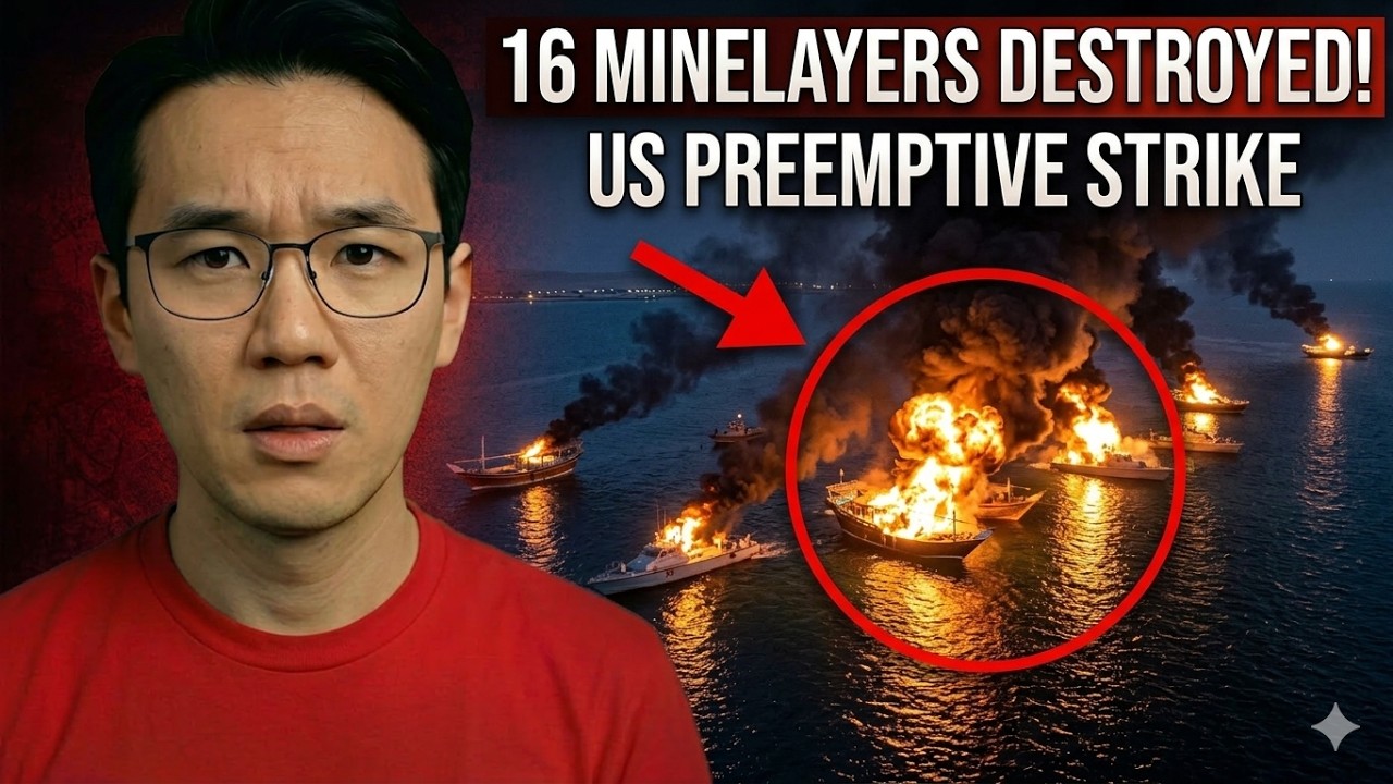 16 Mine-Laying Ships. One US Strike. America Just Changed the Battle for the Strait of Hormuz