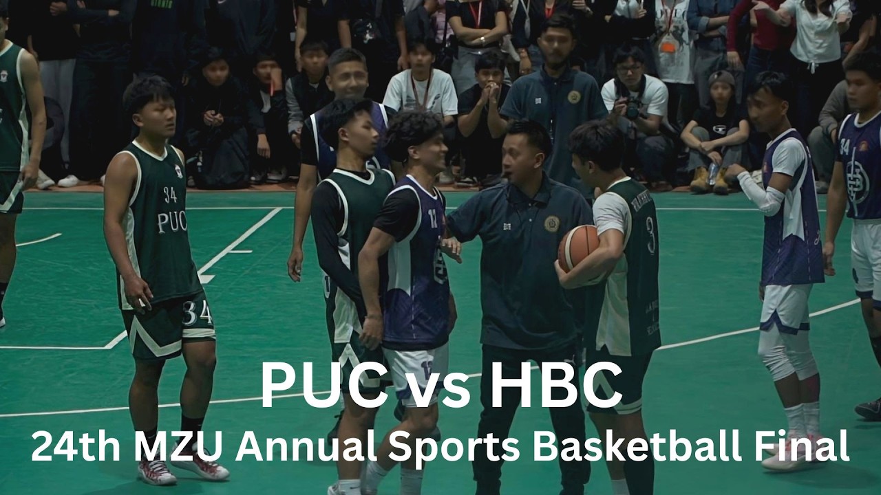 Mizoram college basketball finals got heated!!🔥HBC VS PUC