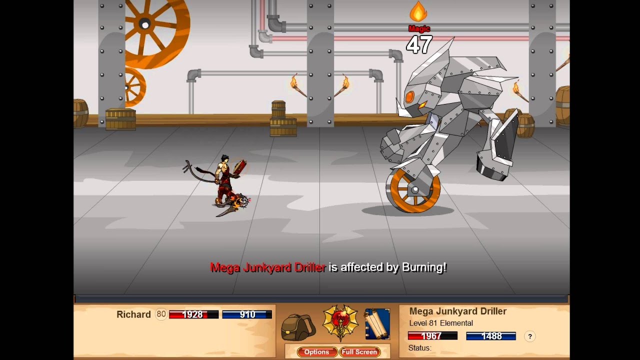 Dragon Fable Pyromancer Class