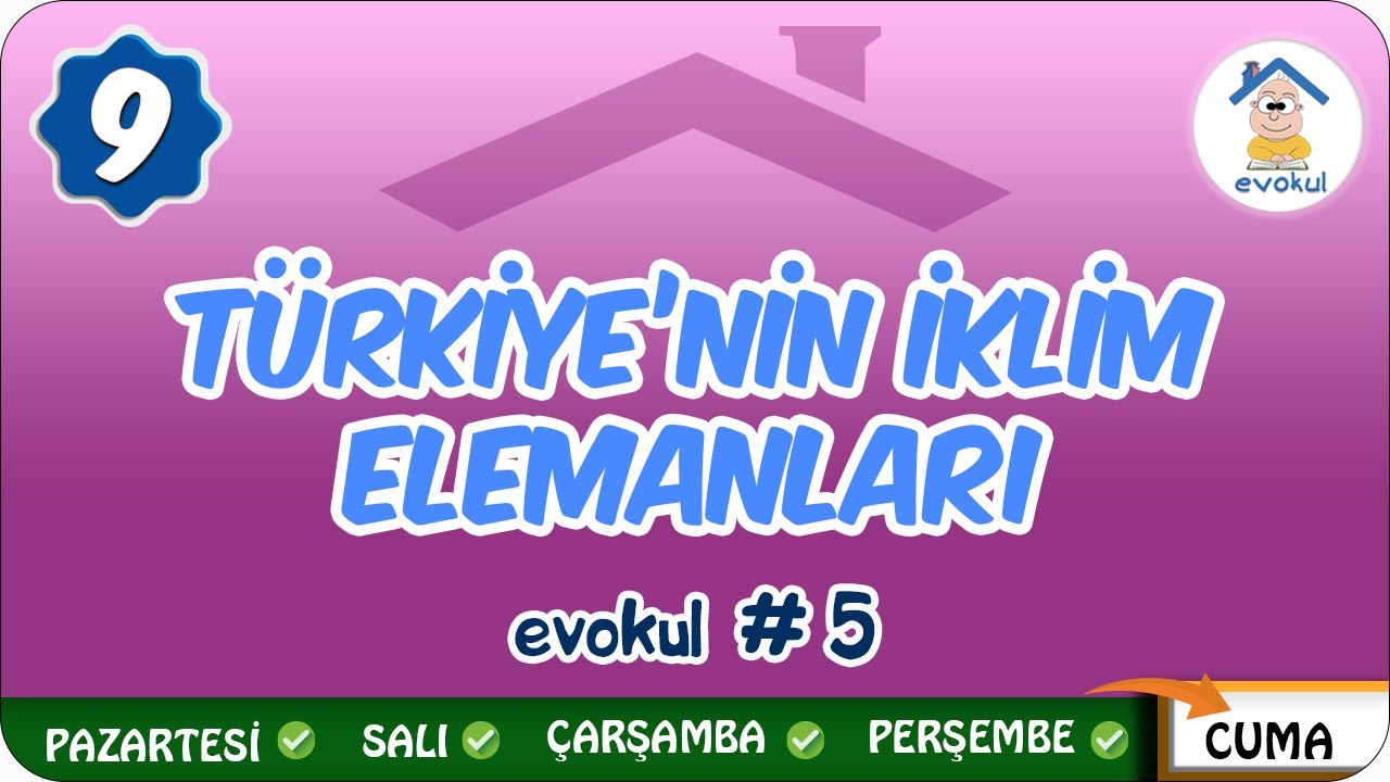 Türkiye'nin İklim Elemanları | 9.Sınıf #uzaktanegitim #evokul 5