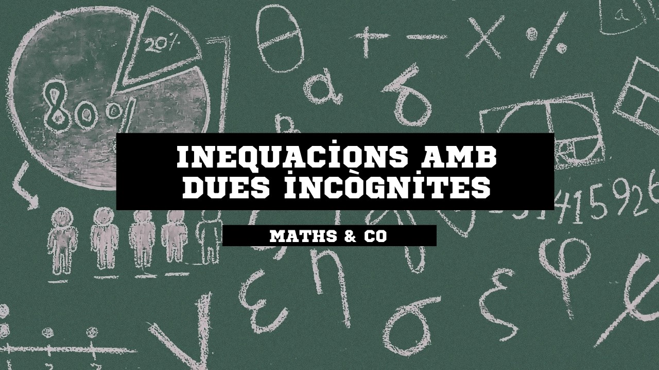 Inequacions amb 2 incògnites. Resolució d'inequacions amb dues incògnites.