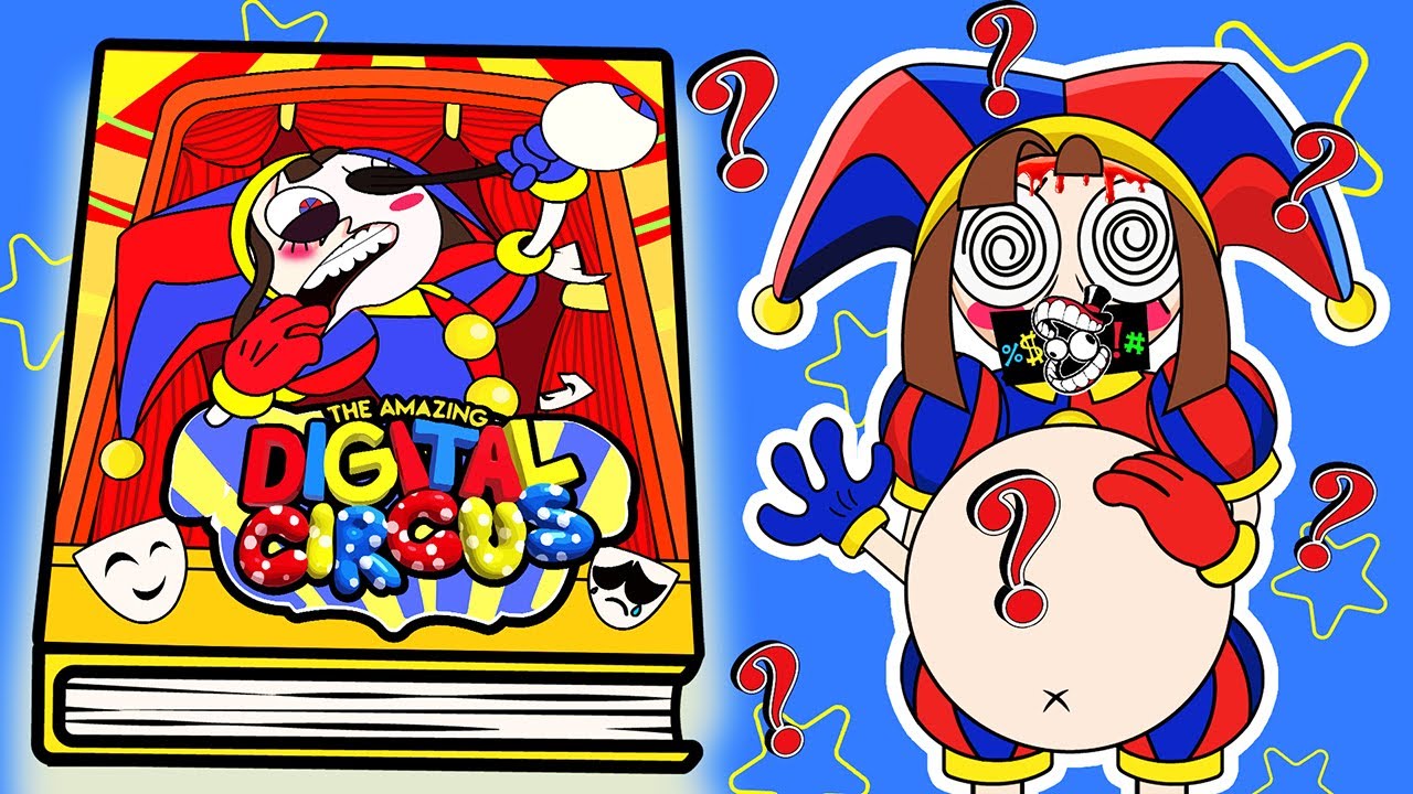 🤡 Game Book 🤡 DIY The Amazing Digital Circus Pregnant Pomnni Squishy 🎪 Amazing Game Ideas
