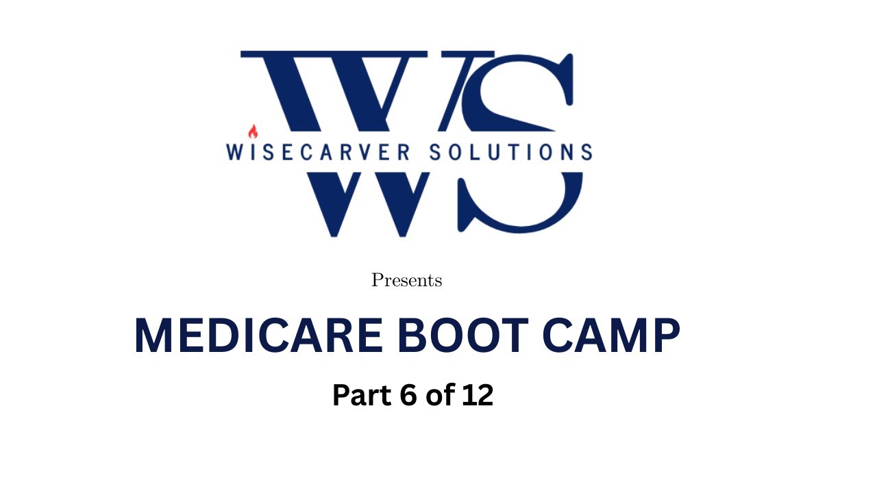 Medicare Bootcamp - Video 6 - Medicare Supplement Plans, or Medicare Gap - costs and coverage.