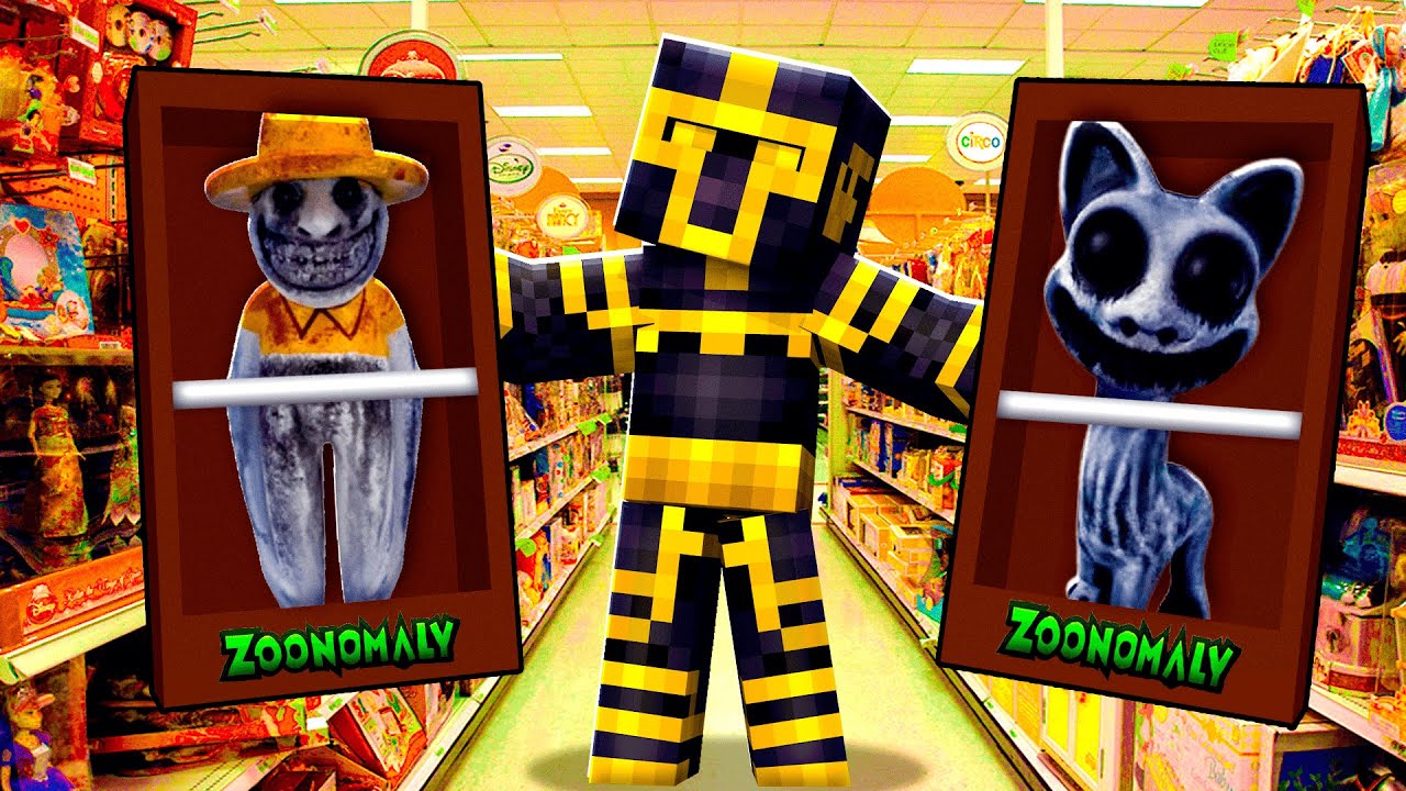COMPRÉ LOS JUGUETES DE ZOONOMALY EN MINECRAFT 😱