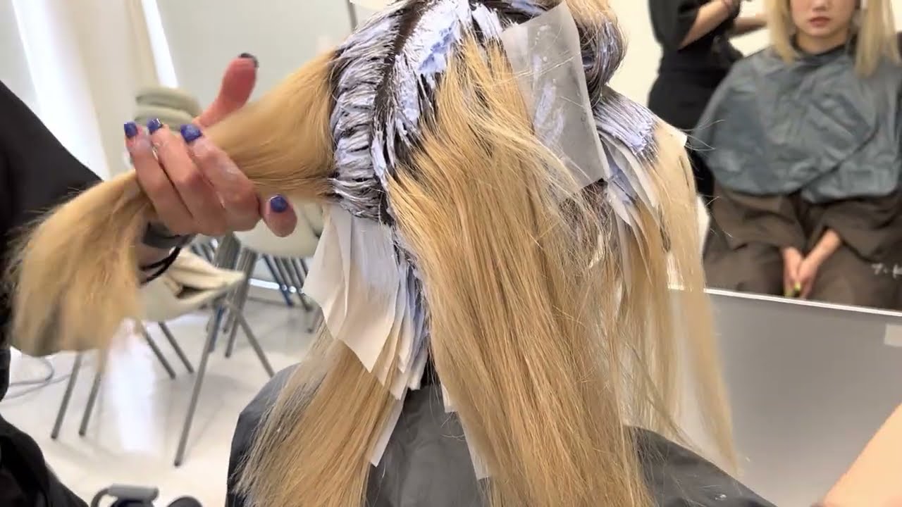 【ロングリタッチ動画】2人塗り マルチテクニックス使用🌟