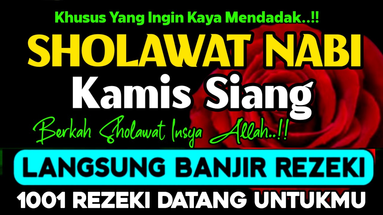 SHOLAWAT JIBRIL PENARIK REZEKI PALING DAHSYAT, Sholawat Nabi Muhammad SAW, Sholawat Jibril Merdu