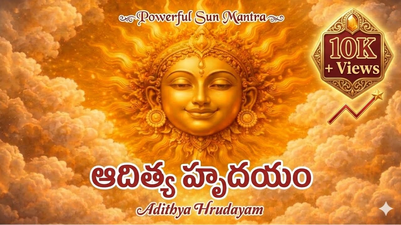 Adithya Hrudayam Telugu | Powerful Sun Mantra for Health, Energy & Success