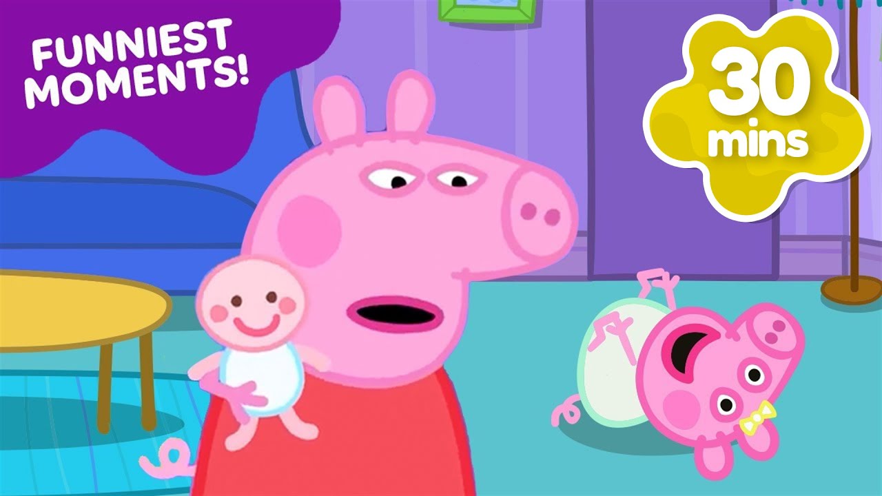 Peppa's FUNNIEST Moments 🐷 Try NOT to Laugh 😆 Peppa Pig Official Full Episodes | 2 Hours