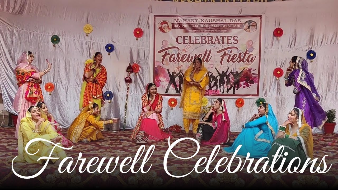 Farewell Celebrations 2024 at MKD DAV Public School , Neshta Attari