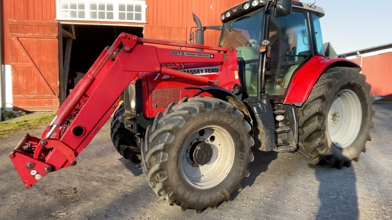 Köp Traktor Massey Ferguson 6480 Dynashift med frontlastare på Klaravik