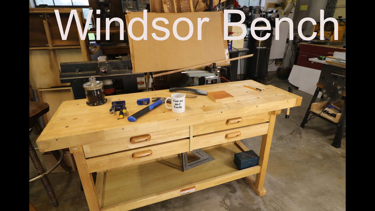 Windsor wood bench Harbor Freight, upgrade drawer slide and the truth installing @ C&T Episode 169