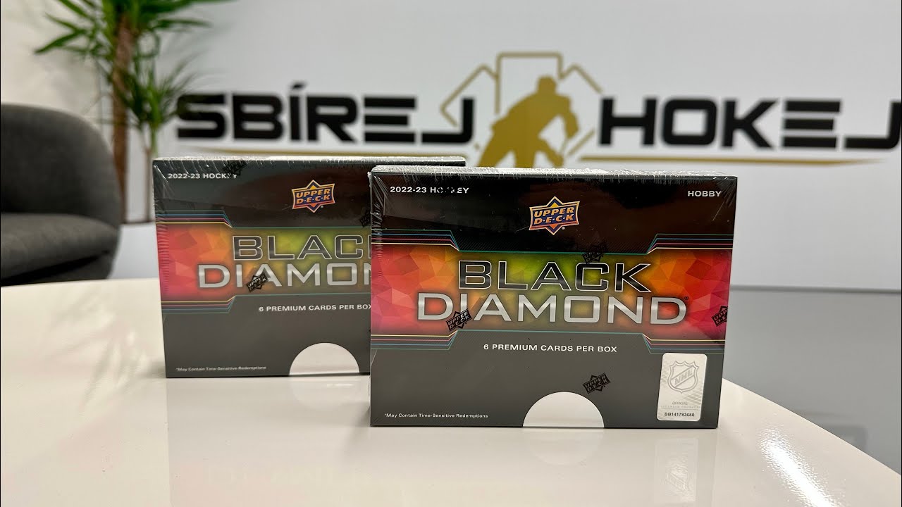 2022-23 Upper Deck Black Diamond Hockey Hobby Box představení produktu na SbirejhokejCZ