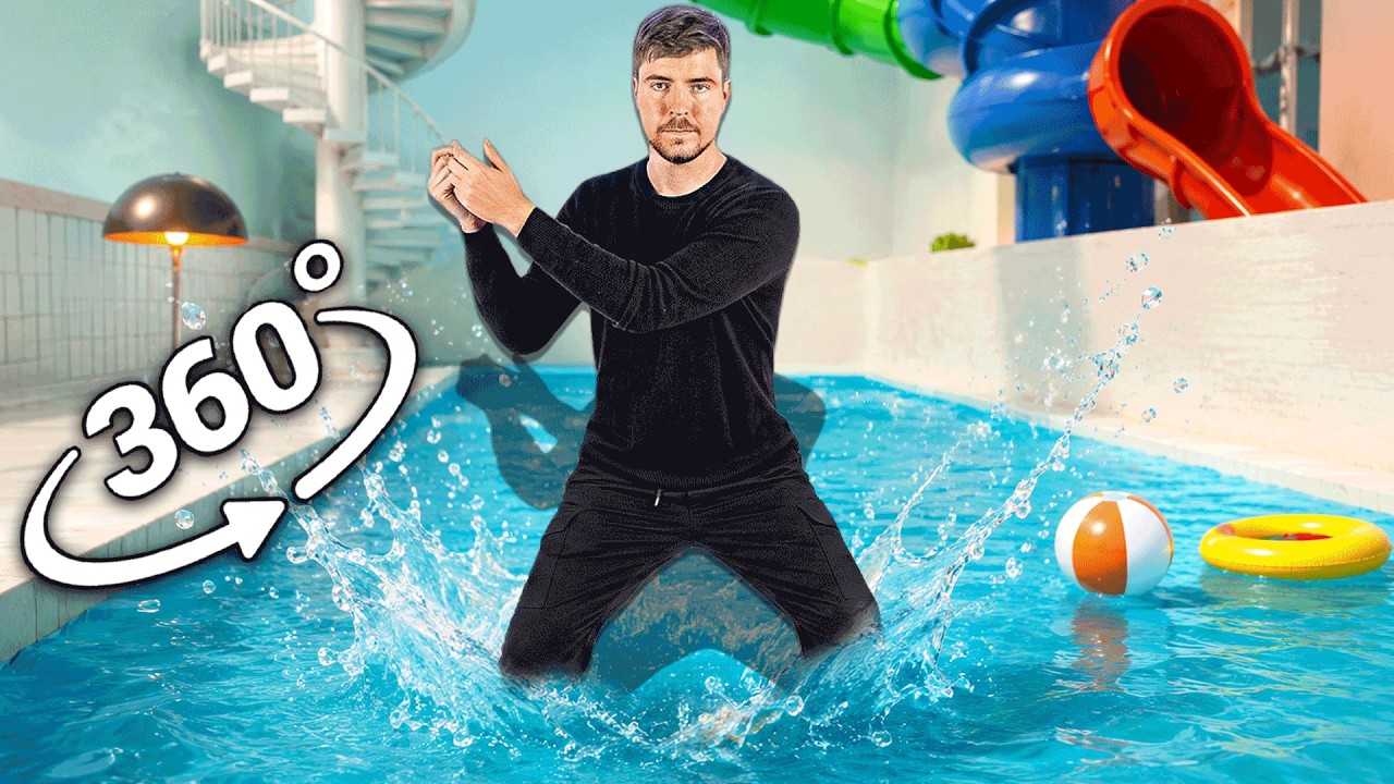 360&deg; MrBeast Rizz Waterpark (Found Footage) | 4K