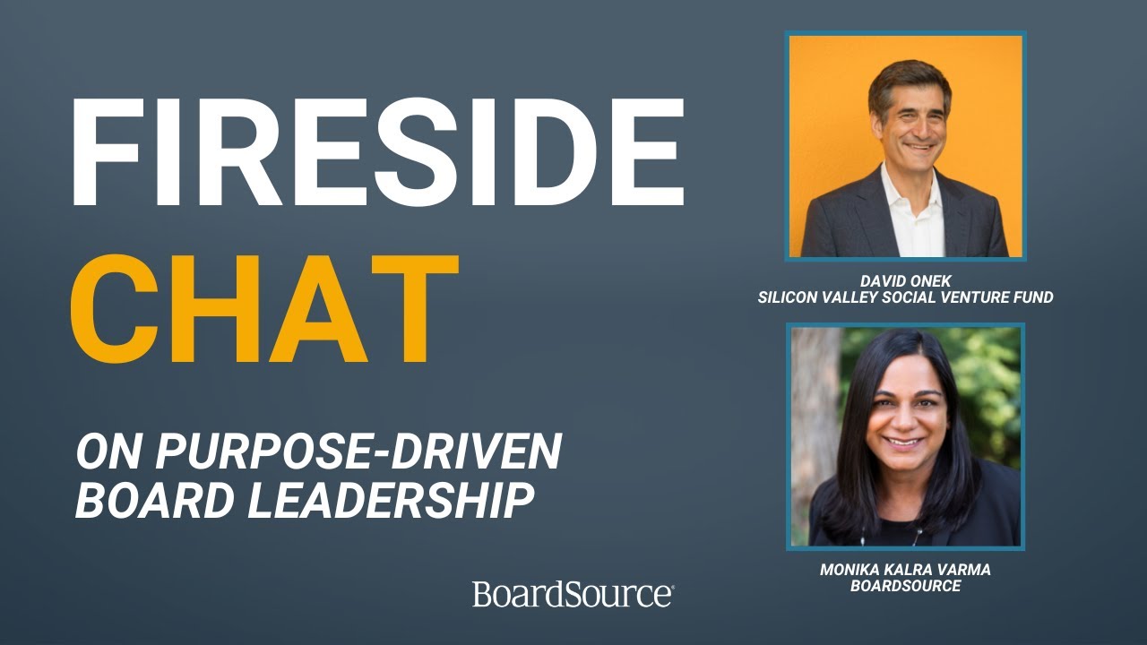 Fireside Chat on Purpose-Driven Board Leadership