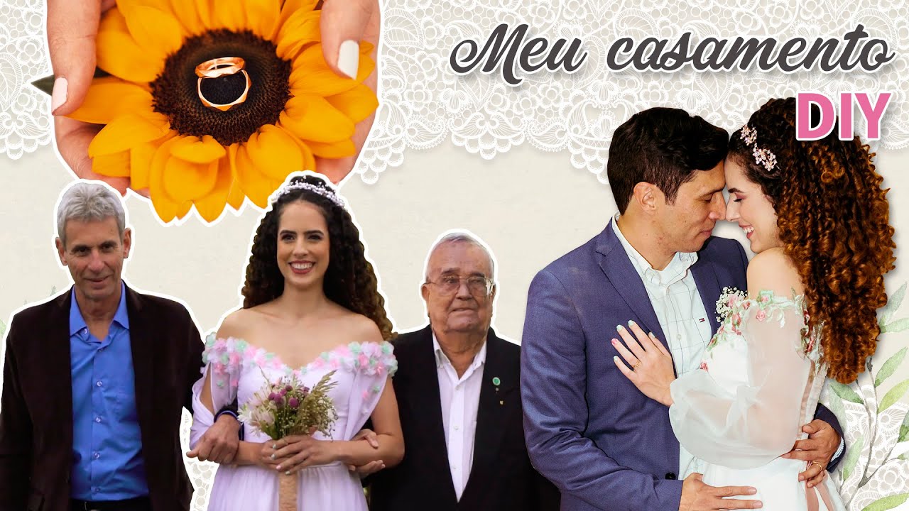 O dia que eu me casei em uma plantação de girassóis! MEU CASAMENTO DIY #4