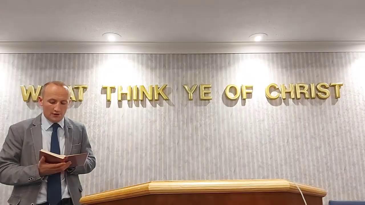 Saturday night Bible teaching. Joel Hawthorne.   12/10/24.
