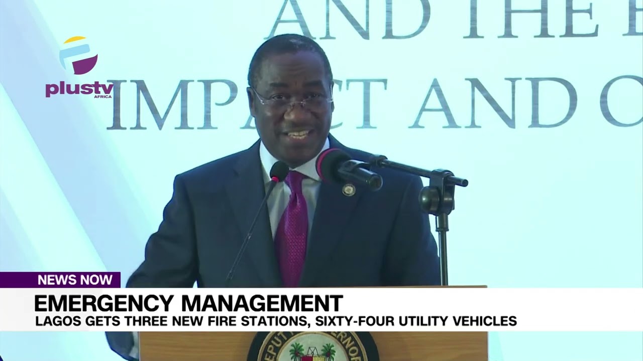 Emergency Management: Lagos Gets Three New Fire Stations, Sixty-Four Utility Vehicles | NEWS