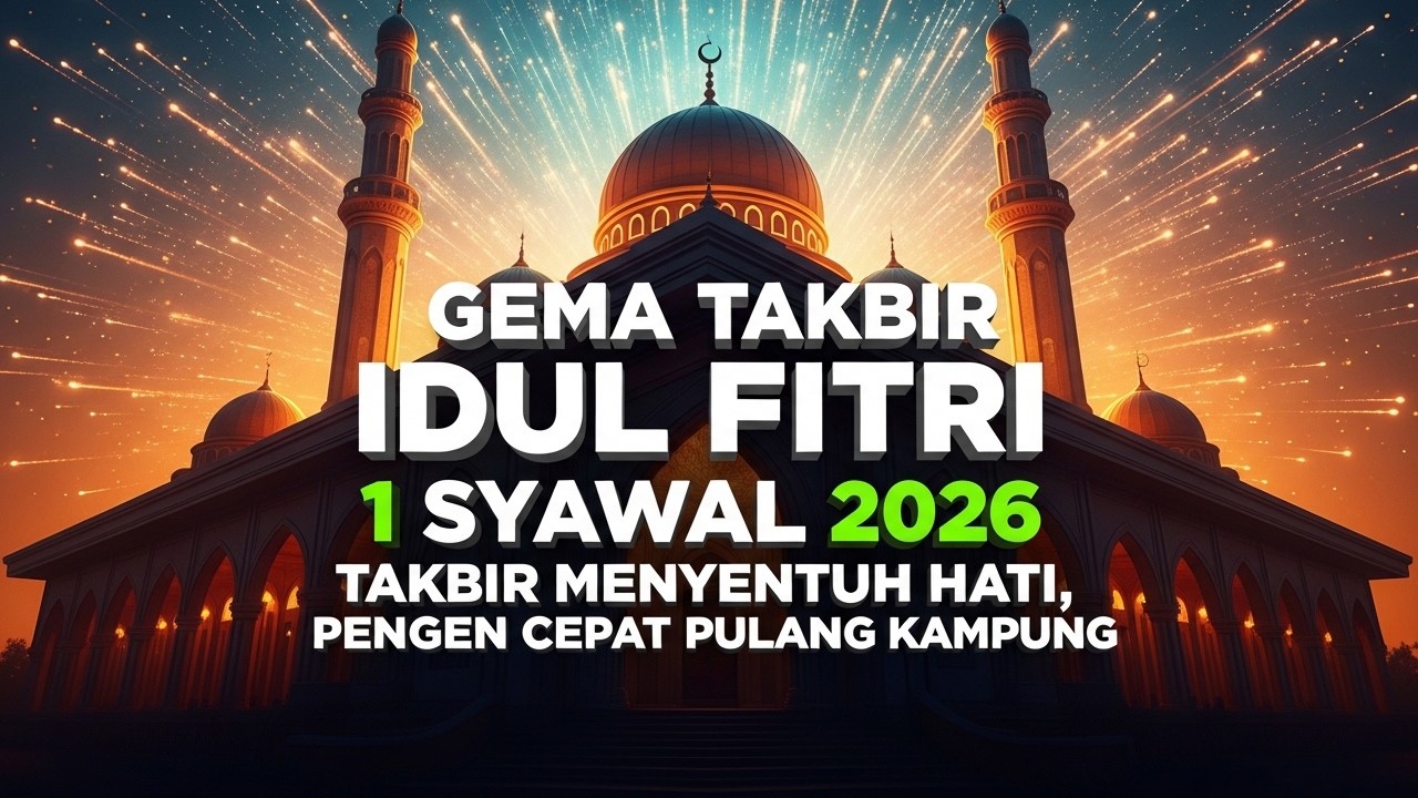 😭Takbiran Lebaran 2026 Merdu Banget &ndash; Kumandang Takbir 1447H Nonstop Bikin Nostalgia 001