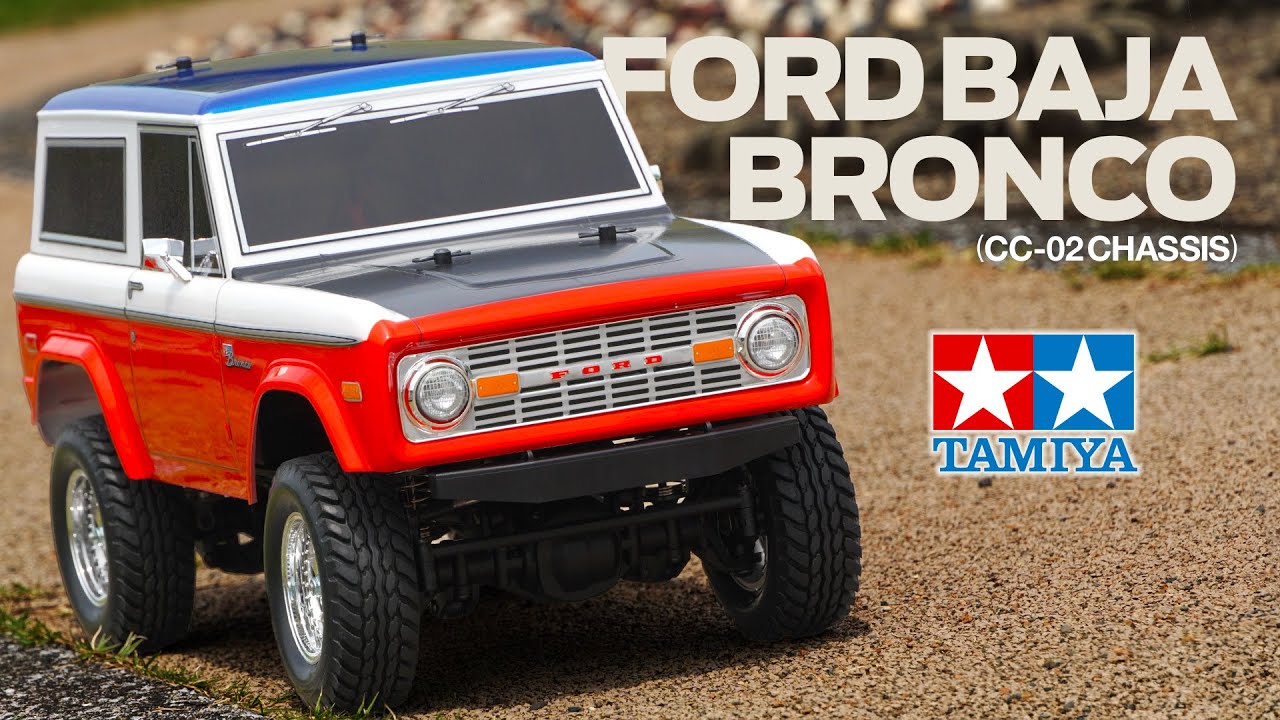 TAMIYA 1/10 R/C FORD BAJA BRONCO (CC-02 CHASSIS) タミヤ フォード バハ ブロンコ (CC-02シャーシ)