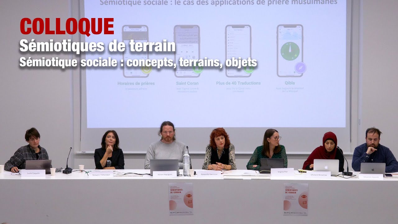 COLLOQUE : Sémiotiques de terrain