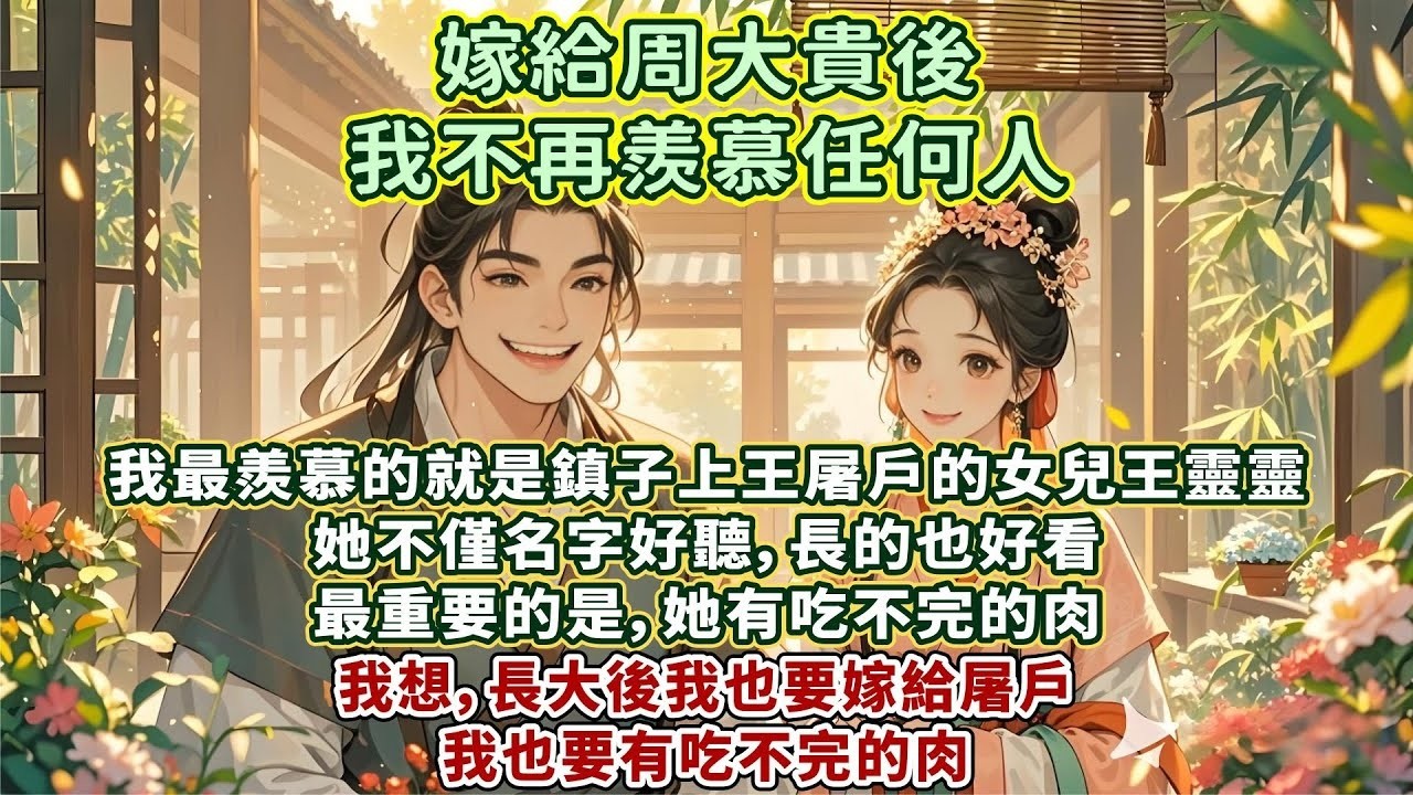 完結平淡溫馨夫妻文：我叫李小草，我最羨慕的就是鎮子上王屠戶的女兒王靈靈。她不僅名字好聽，長的也好看，最重要的是她有吃不完的肉。她的娘是我們村子嫁出去的，每次回娘家的時候，就帶著一籃子的肉#一口氣看