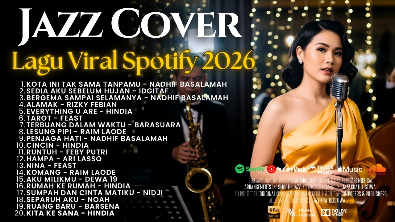 Lagu Santai Viral Tiktok 2026 - Playlist Pop Trending | Smooth Jazz Cover by JAZZ KHATULISTIWA