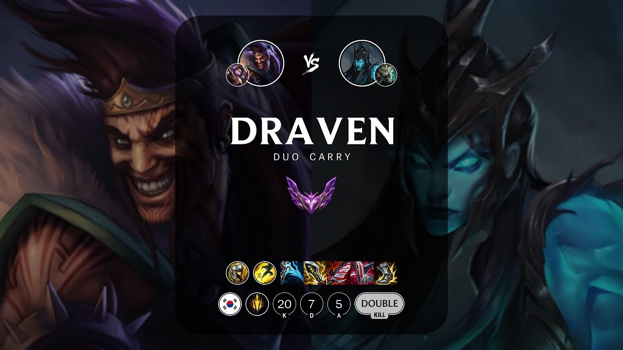 Draven ADC vs Kalista - KR Master Patch 13.7