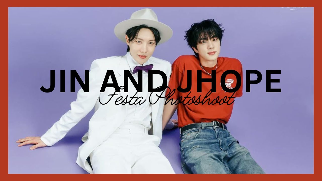 Jin And Jhope Festa Photoshoot Clips (2) | 2 Seok Clips For Edits