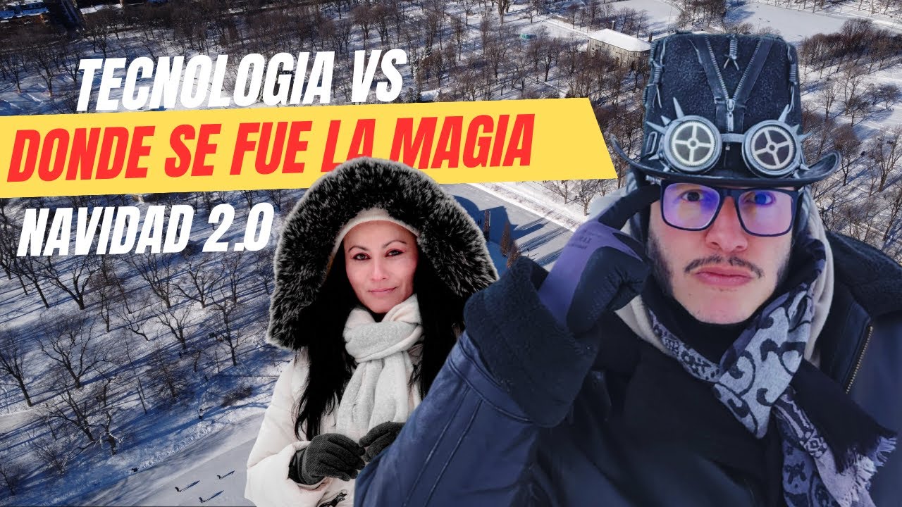 La Navidad que combina nieve y tecnología