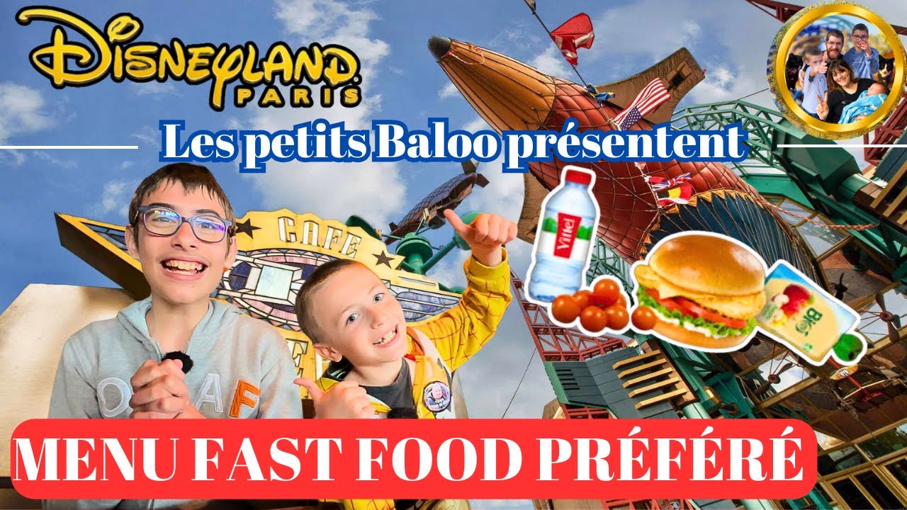 LE CAFÉ HYPERION A DISNEYLAND PARIS ! LE FAST FOOD DISNEY PRÉFÉRÉ DES PETITS BALOO !