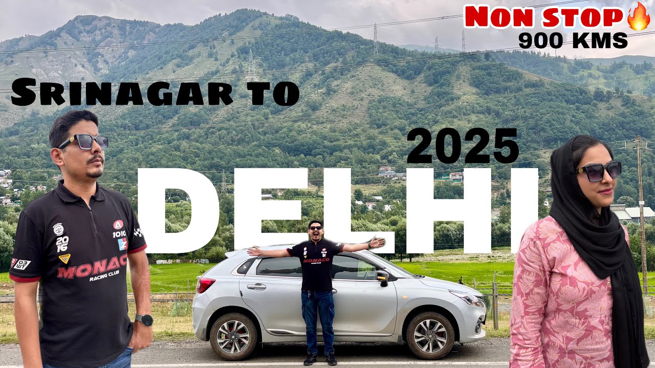 SRINAGAR TO DELHI  900 KMS NON STOP IN JUST 20 HRS😱|| हालत ख़राब हो गई 🤬|| DELHI TO LADAKH 2025🔥EP-7