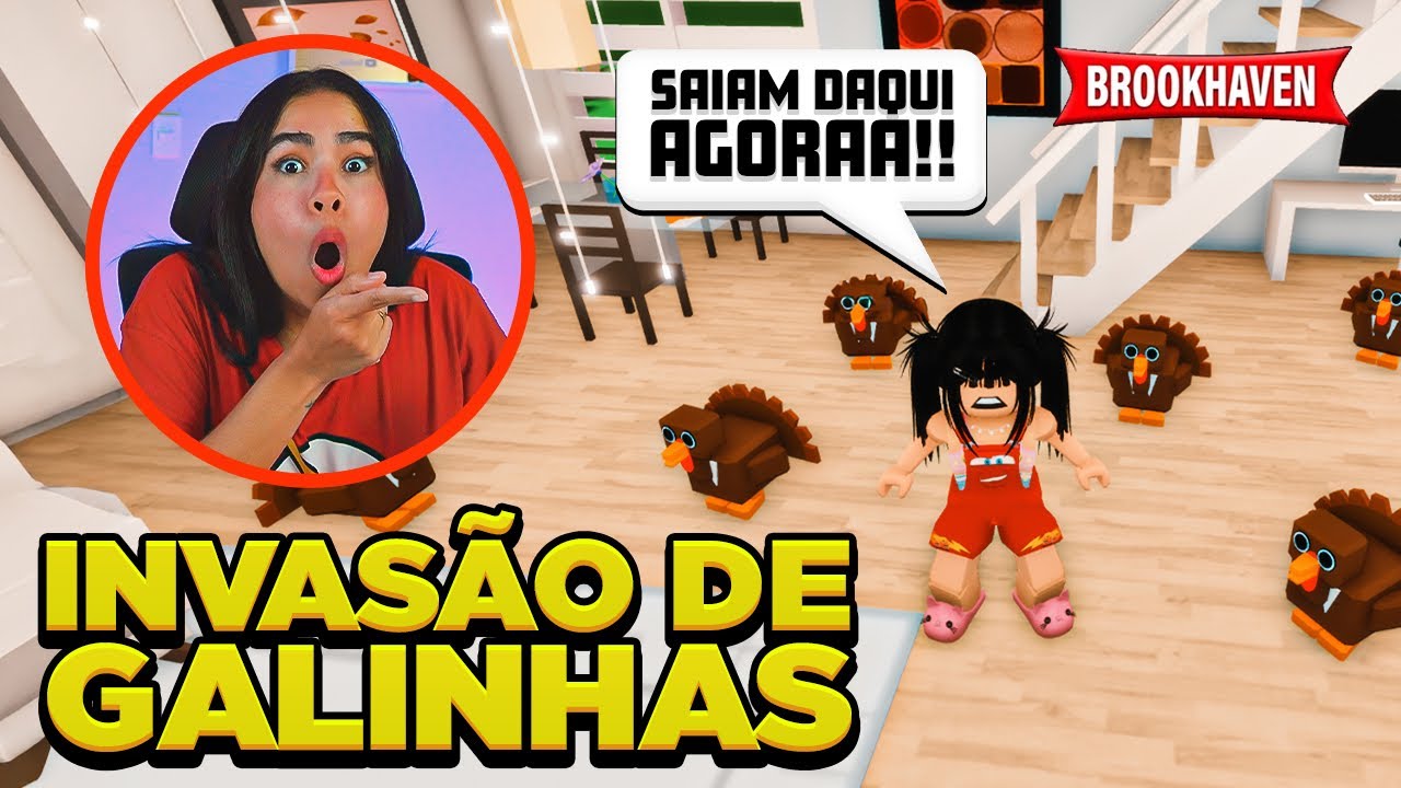 ACONTECEU UMA INVASÃO DE GALINHAS NAS CASAS EM BROOKHAVEN 