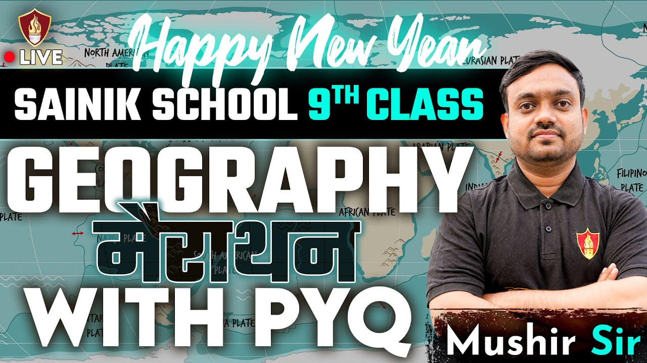Sainik School Geography Marathon | GK Previous Year Questions | Sainik School Entrance Exam 2025