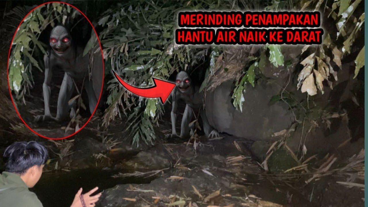 HEBOH ‼️TEREKAM PENAMPAKAN HANTU AIR NAIK KE DARAT